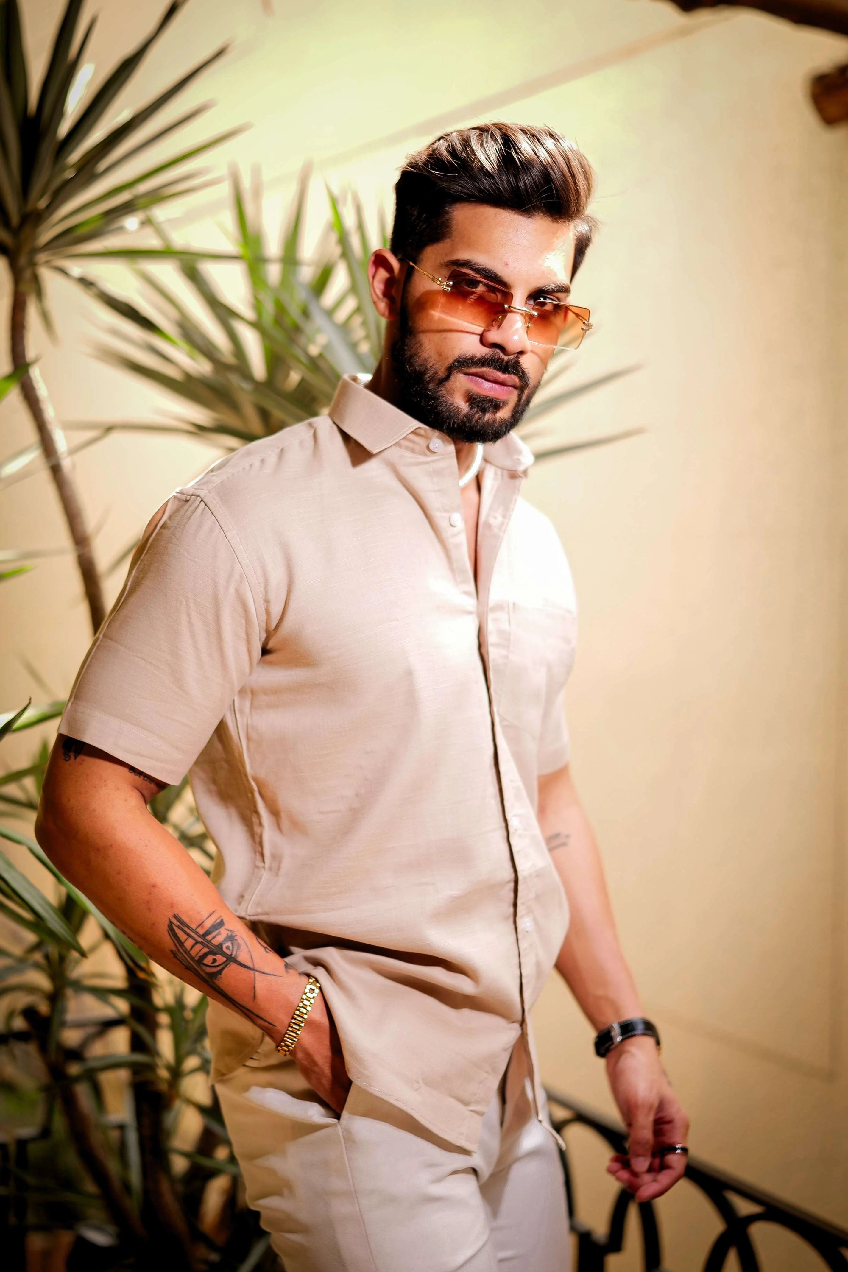 Dust Storm Luxury Formal linen Cotton Shirt For Men's - Image 6