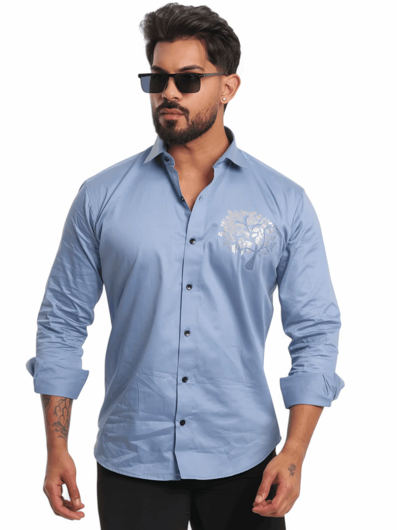 FOOMER SKY TREE SEQUENCE DESIGNER SHIRT FOR MEN'S - Image 2