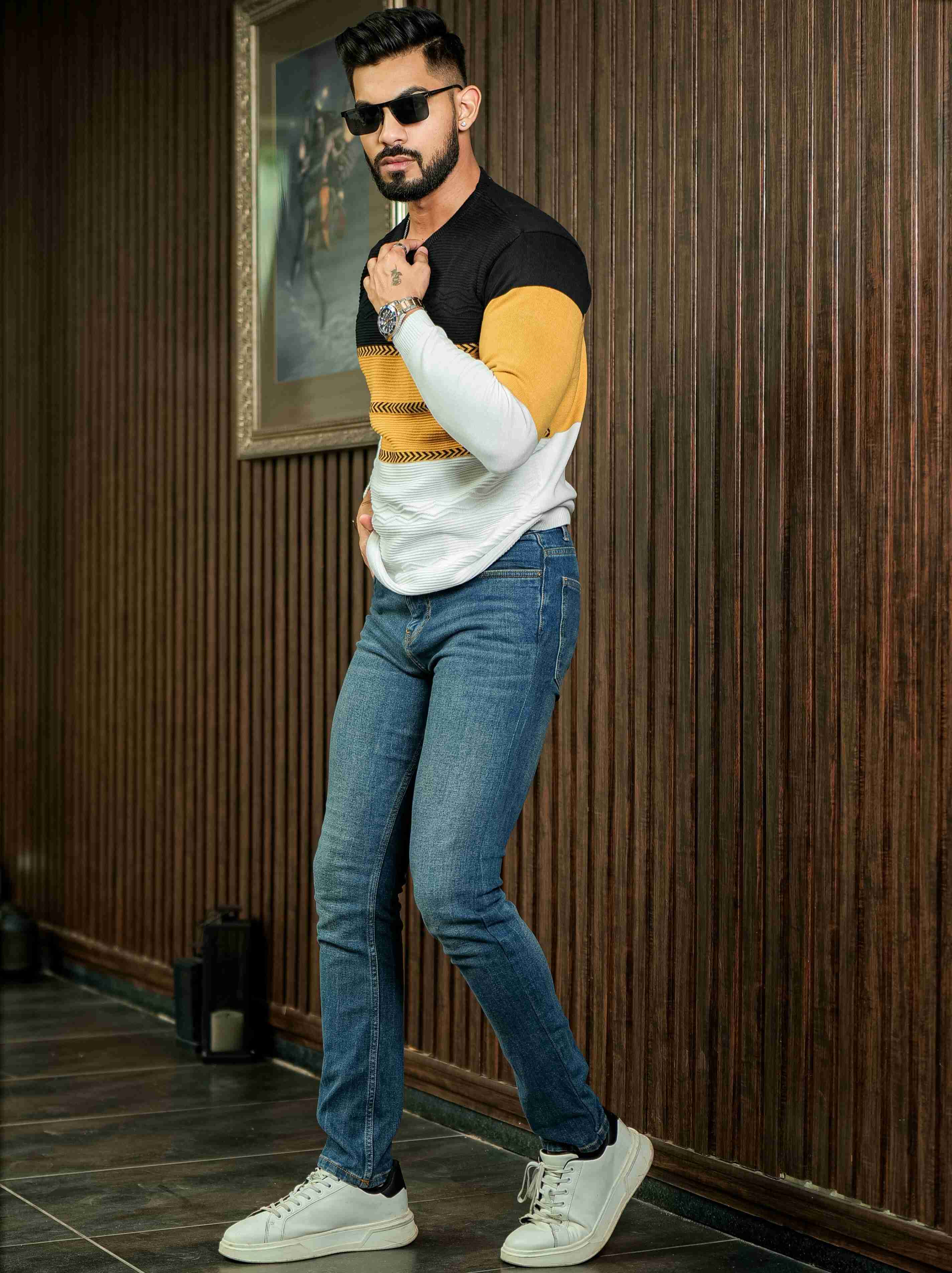 Multi Cotton Full Sleeve Premium T Shirt - Image 3