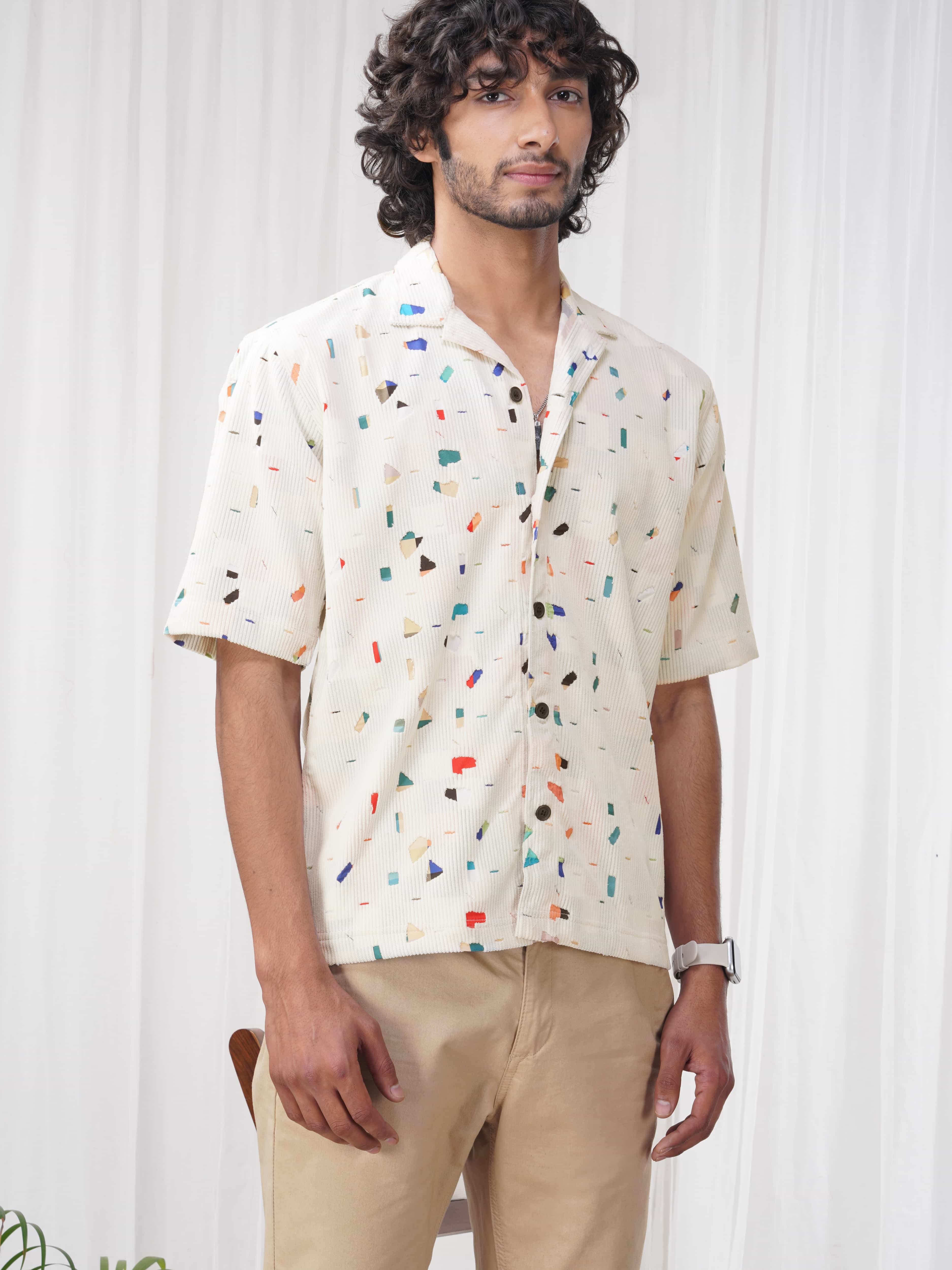 White Imported Premium Shirt for Men's - Image 3
