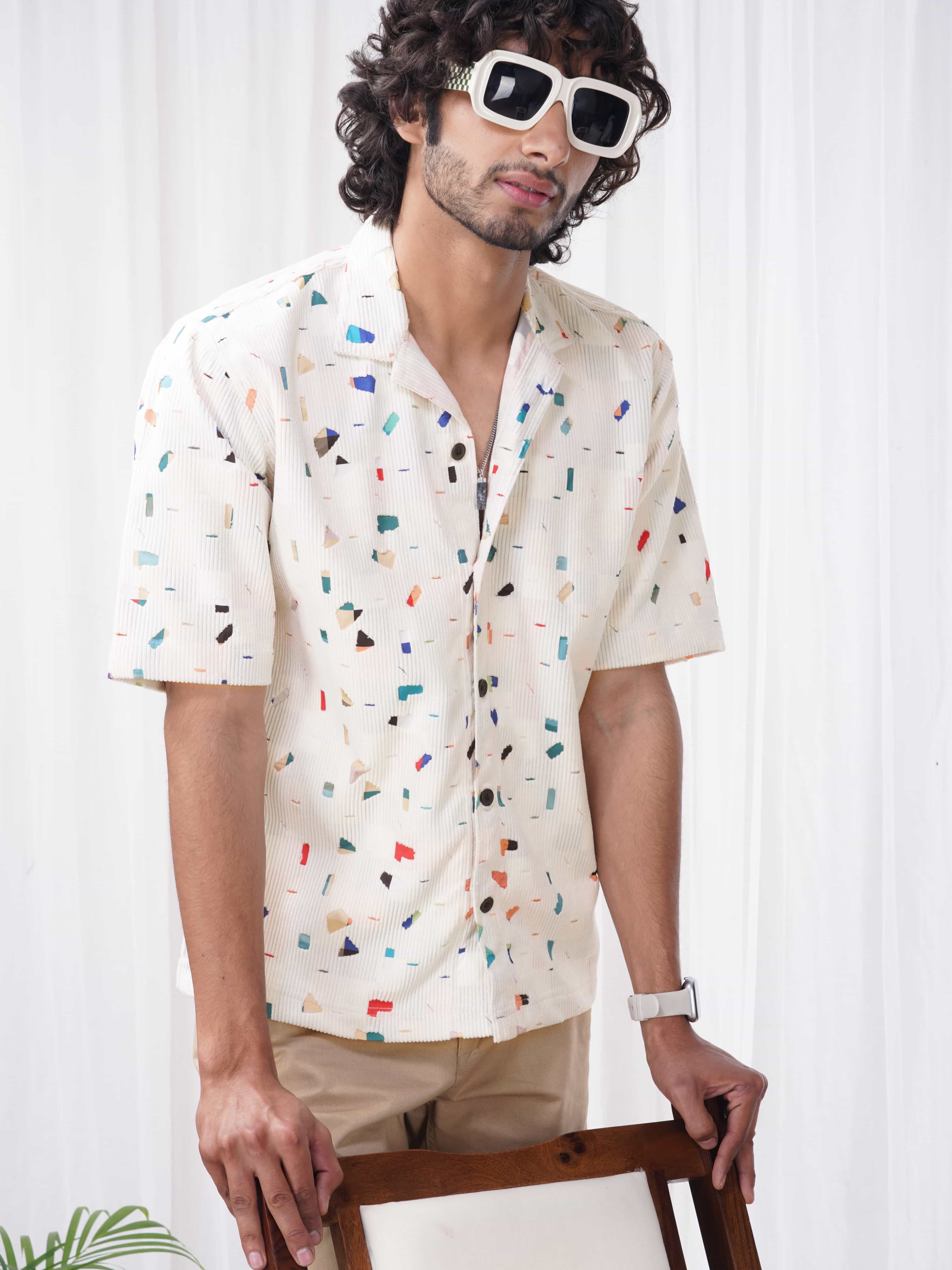 White Imported Premium Shirt for Men's - Image 4
