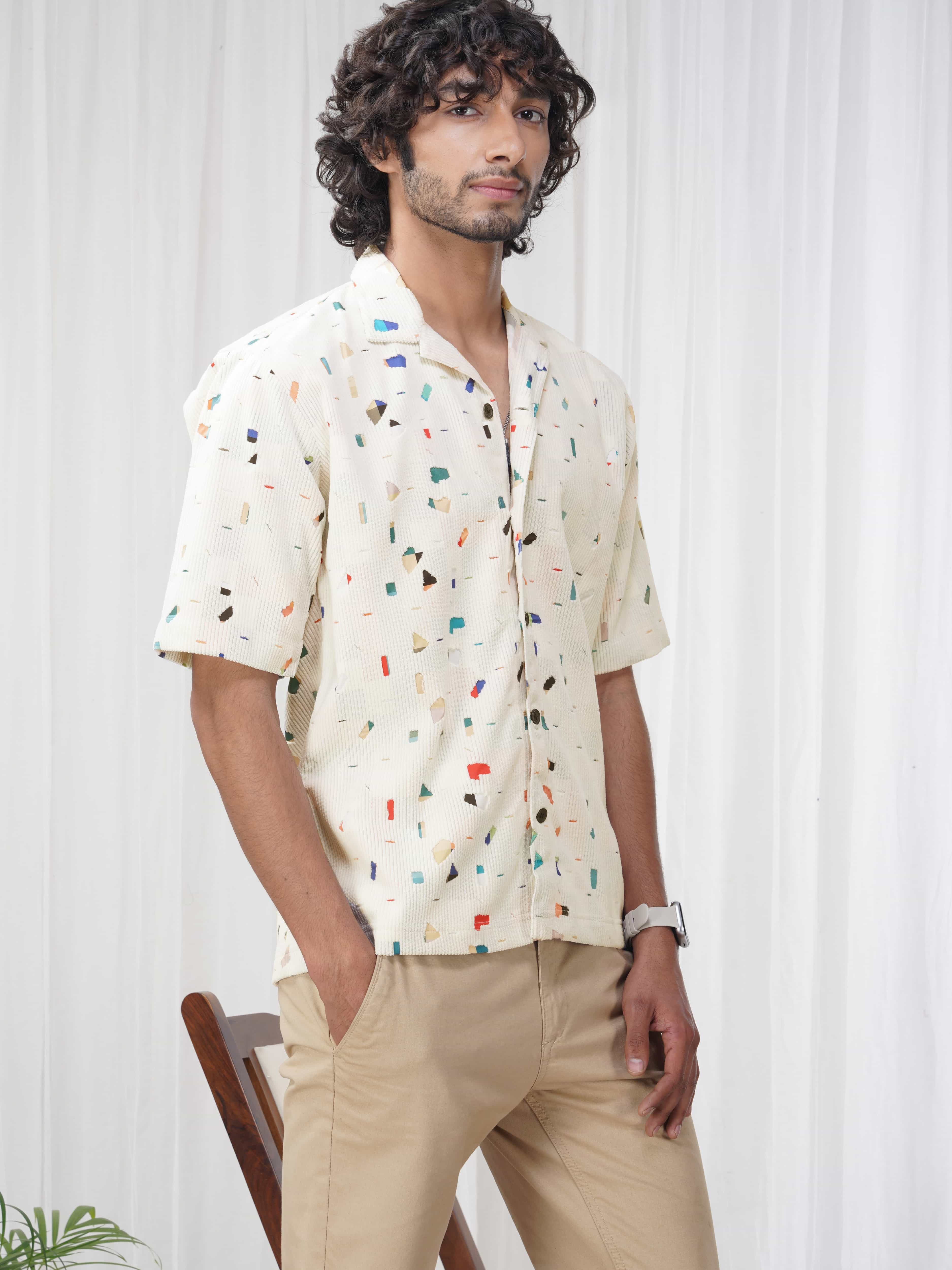 White Imported Premium Shirt for Men's - Image 7